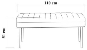 Jedálenský set Vina 5D orech/sivá