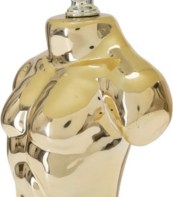 Stolná lampa Glam Man 42,5 cm béžovo-zlatá