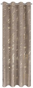 EUROFIRANY ZATEMŇOVACÍ ZÁVES NA KRÚŽKOCH MOLLY 140X250 CM HNEDÁ