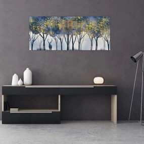 Obraz jeleňa v lese (120x50 cm)