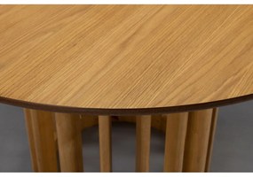 Okrúhly jedálenský stôl s doskou v dubovom dekore ø 120 cm Barlet – Dutchbone