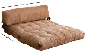 Skladacia pohovka Fold Kadife 2 Camel