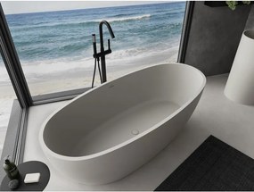 Mexen Torino, voľne stojaca vaňa z konglomerátu 175 x 78 cm, betónová matná, 5905315925305