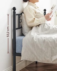 Rám dvojlôžkovej postele 198 x 142 x 92,5 cm VASAGLE RMB073B01