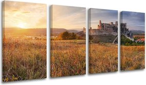 Obraz na stenu 4 dielny SLOVENSKO SK020E41