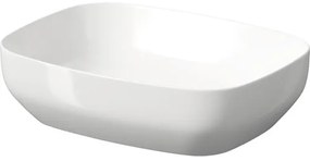Umývadlo na dosku Cersanit Larga sanitárna keramika biela 50x38,5x13,5 cm CCWT1000756401