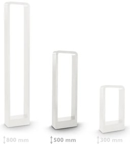 Brilagi - LED Vonkajšia lampa BARI LED/7W/230V 3000/4000/6000K biela IP54 50 cm