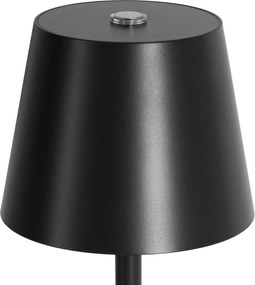 Toolight Toolight, dotyková LED nočná stolná lampa 5W, 3 farby svetla, USB napájanie, APP1365-T BLACK, čierna matná, OSW-08628