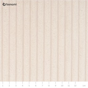 Béžová boxspring posteľ s úložným priestorom 140x200 cm Lysa – Ropez