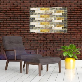 Obraz - Dekor s textúrami (90x60 cm)