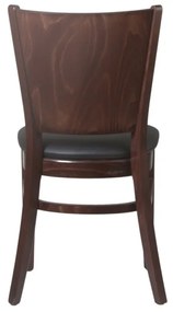 XTON 917 UP AMERICAN WALNUT DREVENÁ STOLIČKA S PODSEDÁKOM brown