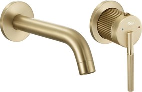 Rea Argon, umývadlová batéria pod omietku + montážny systém BOX, zlatá matná, REA-B7808