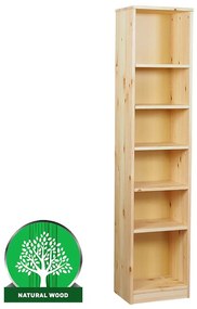 Regál eko vysoký 180 borovica lak