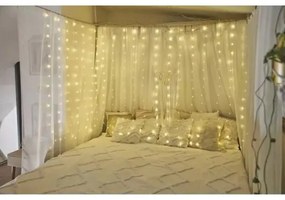 LED Vonkajšia vianočná reťaz 400xLED/8 funkcií 7,9 m IP44 teplá biela