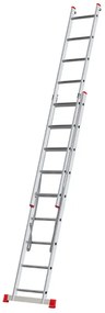 Hliníkový dvojdielny výsuvný rebrík VENBOS HOBBY, 2x9 priečok, 3,94 m