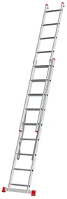 Hliníkový dvojdielny výsuvný rebrík VENBOS HOBBY, 2x9 priečok, 3,94 m
