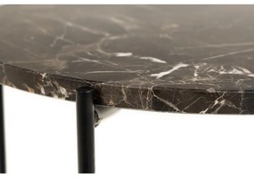 Okrúhly odkladací stolík s mramorovou doskou ø 42 cm Avila – Actona