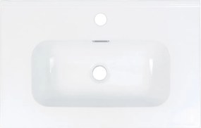 Deante Zápustné keramické umývadlo Tubo 60x38,5 cm - CTU 6U6M