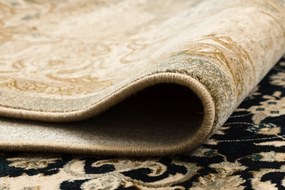 Vlnený koberec SUPERIOR Piemonte béžovo granátový