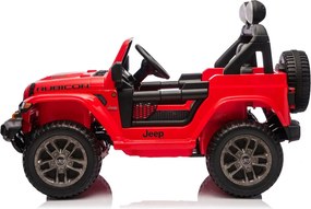 LEAN CARS Batéria pre vozidlá Jeep Rubicon 4x4 DK-JWR556 4x200W 24V červená