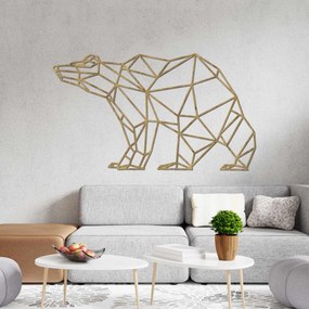 Drevený obraz na stenu Geometrický medveď | BRUKO: HDF - Javor 60 x 34 cm 4399-83168 HDF0244