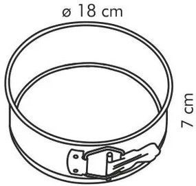 Tescoma Delícia 623250.00 - Forma na tortu rozkladacia DELÍCIA o 18 cm
