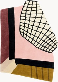 Ručne viazaný vlnený koberec's reliéfnou štruktúrou Starline