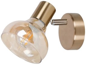 Rabalux HOLLY nástenné bodové svietidlo max. 1x40W | E14 | IP20 - antická zlatá