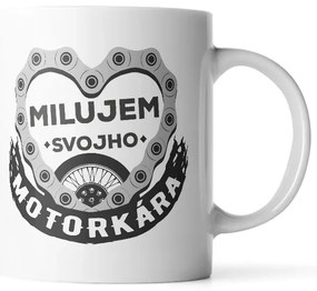 Sablio Hrnček Milujem svojho motorkára - 890 ml - XXL