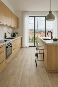 Beaulieu International Group, PVC podlaha - lino Livitex 2602, na mieru, šíře 3m,4m, béžová, filc, chodba / predsieň