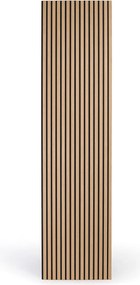 Drevený akustický panel, 2400 x 600 mm, B2BP004, balenie 5 ks, dub