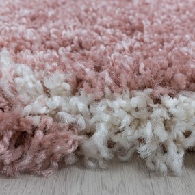 Ayyildiz Kusový koberec SALSA 3201, Okrúhly, Ružová Rozmer koberca: 160 cm KRUH