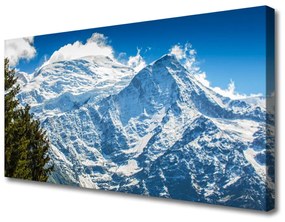 Obraz na plátne Hora strom príroda 125x50 cm