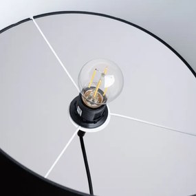 Sollux SL.1406 - Luster na lanku NOVA 1xE27/15W/230V pr. 40 cm čierna