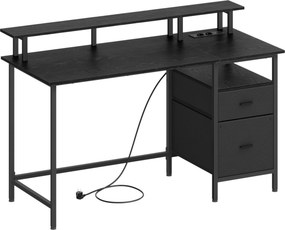 XXXLutz HERNÝ STÔL, čierna, 135/55/89 cm MID.YOU - Online Only kancelárie - 002543039701