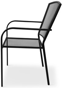 Záhradná kovová stolička Lana steel ZWMC-19