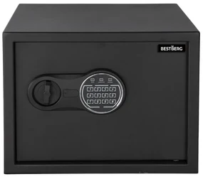 BestBerg BBSB-2C digitálny trezor / 30 x 38 x 30 cm / čierny