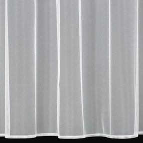 Eurofirany Biela záclona na páske SYLVIA 350x250 cm