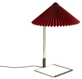 HAY Stolová lampa Matin 380, polished brass / oxide red AA972