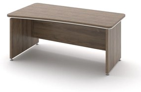 Ergonomický stôl TopOffice 180 x 94,8 cm, ľavý, dub charleston
