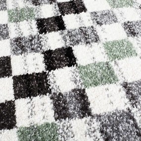 Dekorstudio Moderný koberec MODA SOFT sivo zelený 1141 Rozmer koberca: 190x280cm