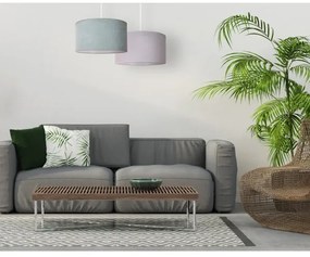 Duolla - Luster na lanku BRISTOL 1xE27/15W/230V pr. 45 cm zelená/biela