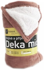 Polášek Deka s barančekom - Čokoládová | 200 x 230 cm