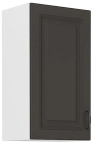 Kuchynská skrinka STILO grafit mat/biely 40g-72 1f