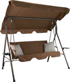 Zahradní houpačka Trappin A 170 cm hnědá