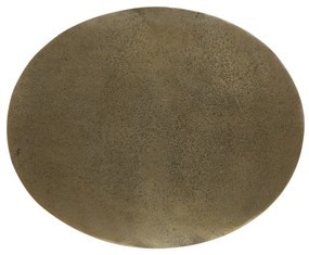 Kovový okrúhly odkladací stolík 33x40 cm Macau - Light &amp; Living