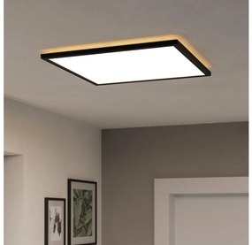 Eglo 901457 -LED St. kúpeľ. svietidlo ROVITO-R 17W/230V 50x50 cm IP44 čierna + DO EG901457