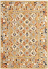 Obojstranný koberec Echo Aztec Navy