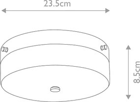 Elstead TAMAR-F-M-PC-LED Kúpeľňové stropné svietidlo TAMAR 1xGX53/5,7W/230V IP44 chróm