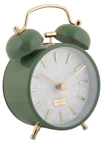 Karlsson 6009DG dizajnový budík zelený, priemer 12cm